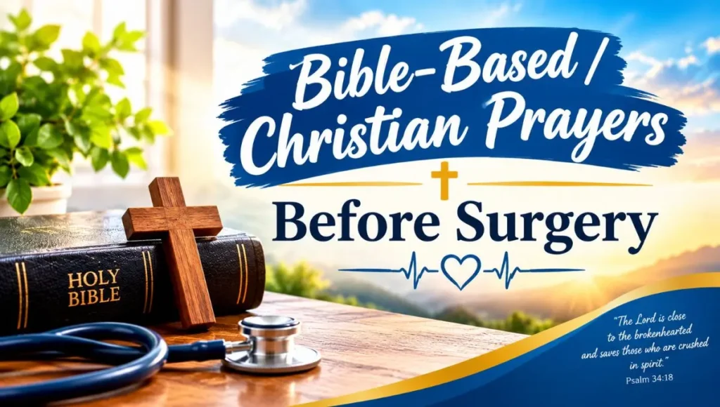 Bible-Based / Christian Prayers Before Surgery
