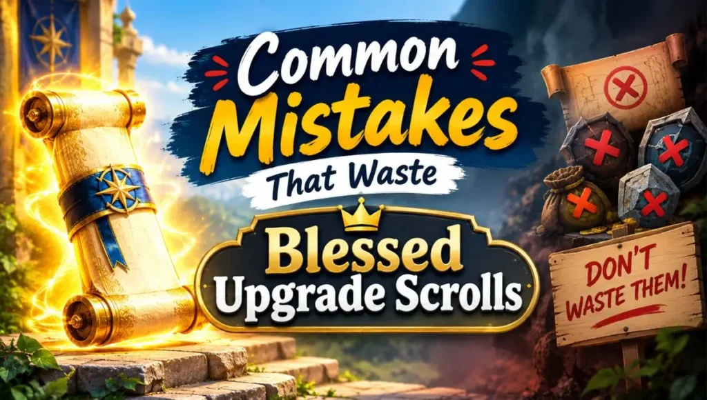 Common Mistakes That Waste Blessed Upgrade Scrolls