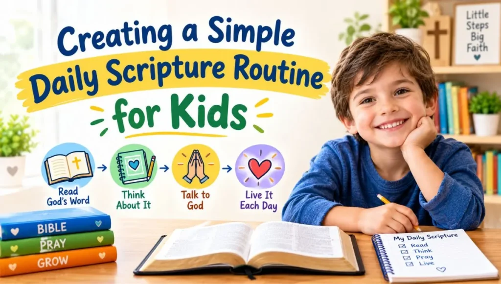 Creating a Simple Daily Scripture Routine for Kids