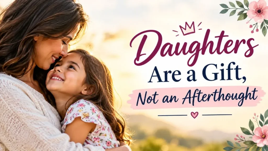 Daughters Are a Gift, Not an Afterthought