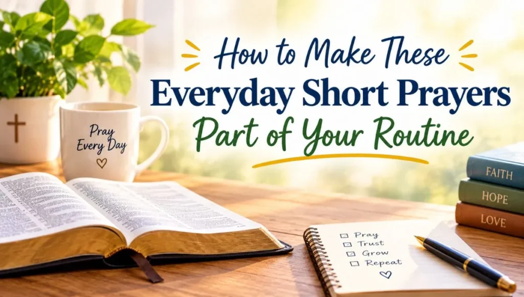 How to Make These Everyday Short Prayers Part of Your Routine