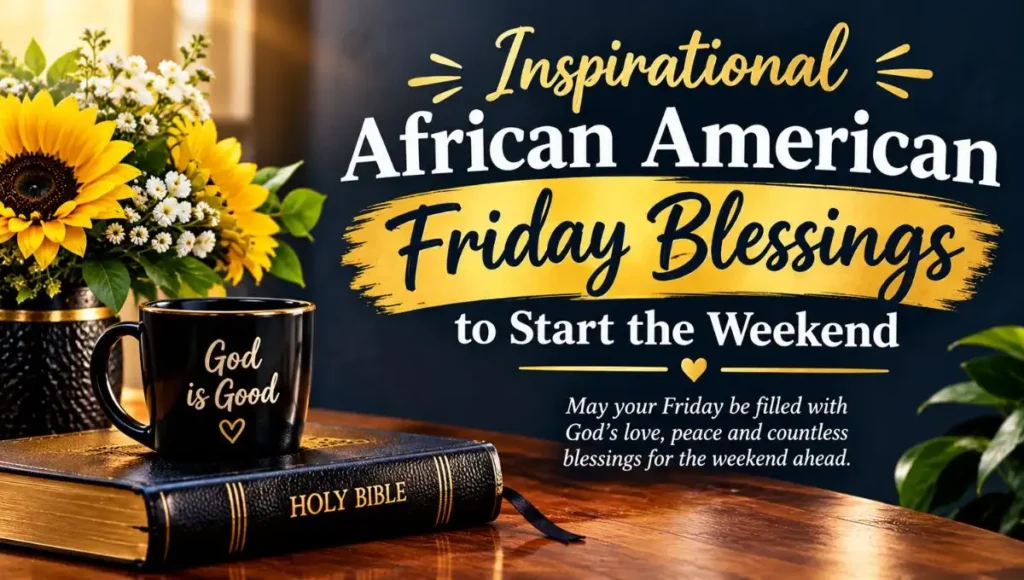 Inspirational African American Friday Blessings to Start the Weekend