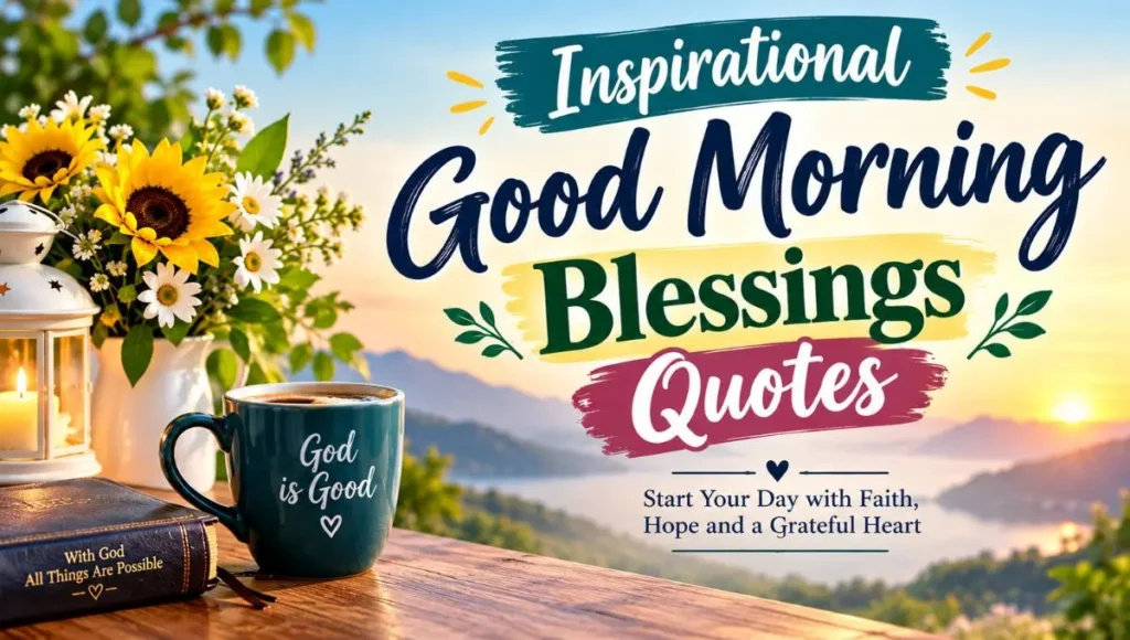 Inspirational Good Morning Blessings Quotes