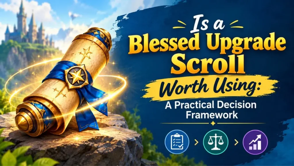 Is a Blessed Upgrade Scroll Worth Using: A Practical Decision Framework