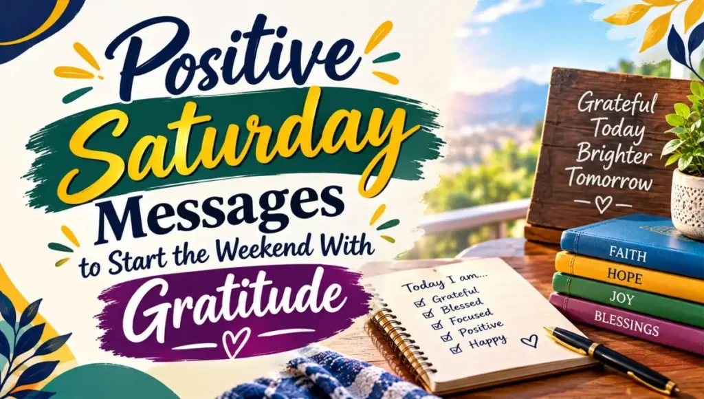 Positive Saturday Messages to Start the Weekend With Gratitude