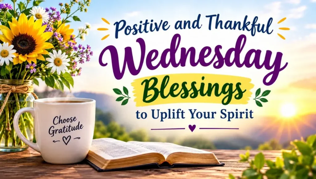 Positive and Thankful Wednesday Blessings to Uplift Your Spirit