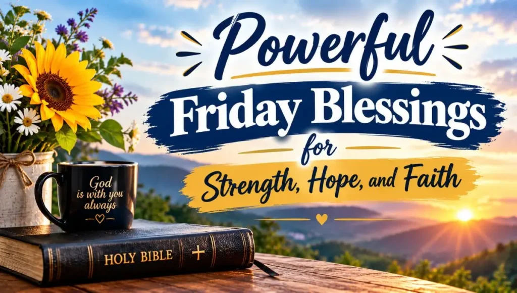 Powerful Friday Blessings for Strength, Hope, and Faith