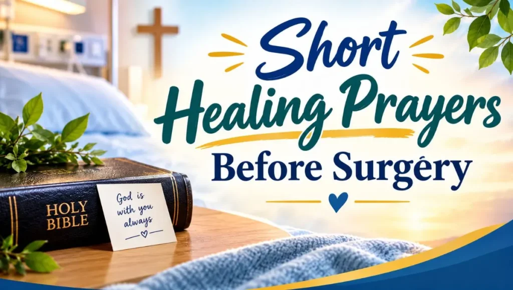Short Healing Prayers Before Surgery