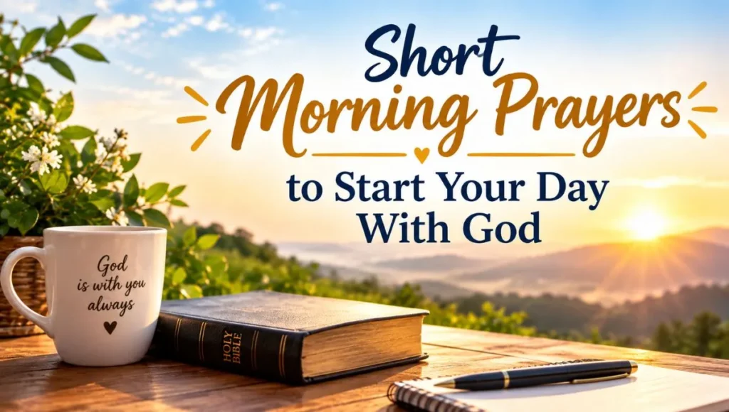Short Morning Prayers to Start Your Day With God
