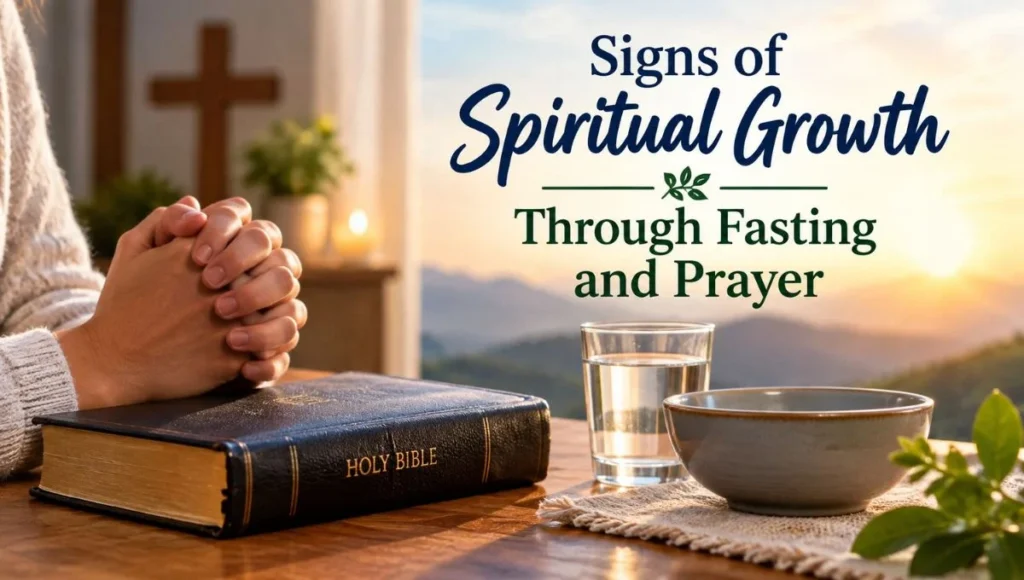 Signs of Spiritual Growth Through Fasting and Prayer