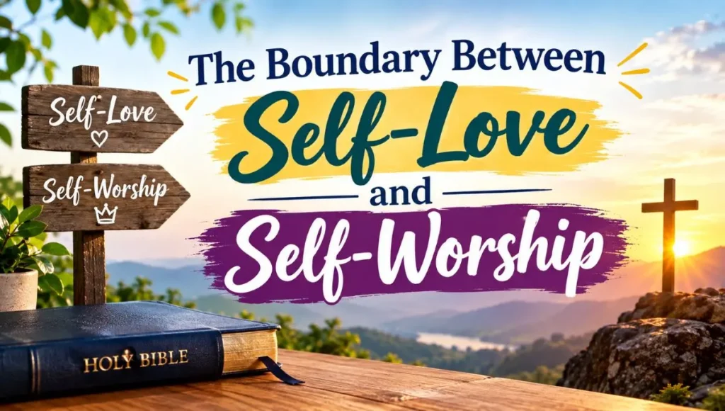 The Boundary Between Self-Love and Self-Worship