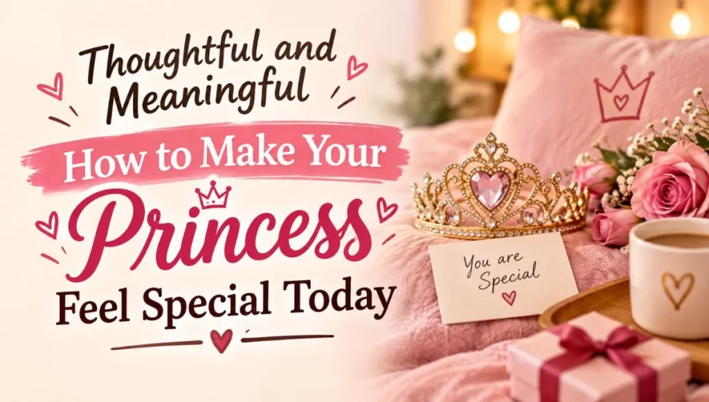 Thoughtful and Meaningful How to Make Your Princess Feel Special Today