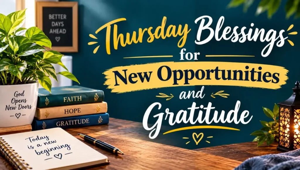 Thursday Blessings for New Opportunities and Gratitude
