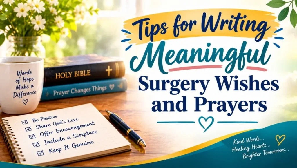 Tips for Writing Meaningful Surgery Wishes and Prayers