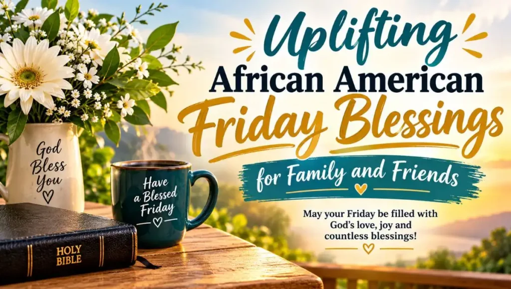 Uplifting African American Friday Blessings for Family and Friends