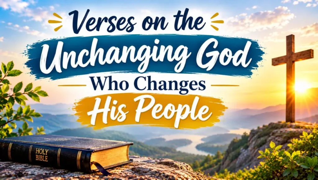 Verses on the Unchanging God Who Changes His People
