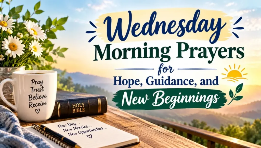 Wednesday Morning Prayers for Hope, Guidance, and New Beginnings