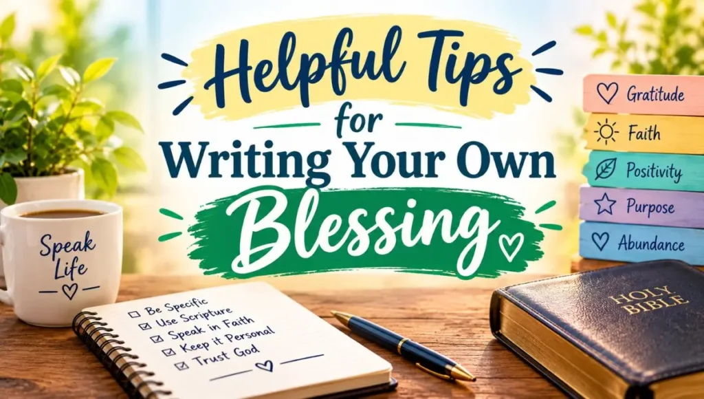 Helpful Tips for Writing Your Own Blessing