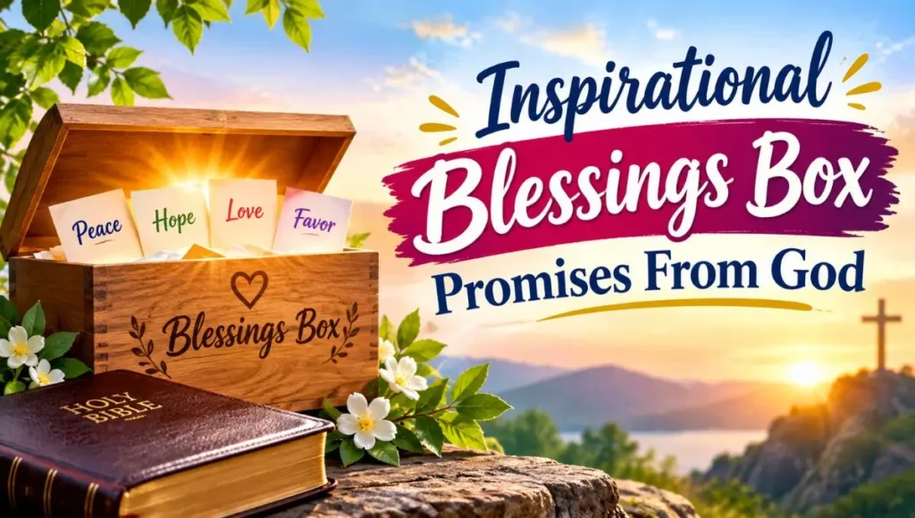 Inspirational Blessings Box Promises From God