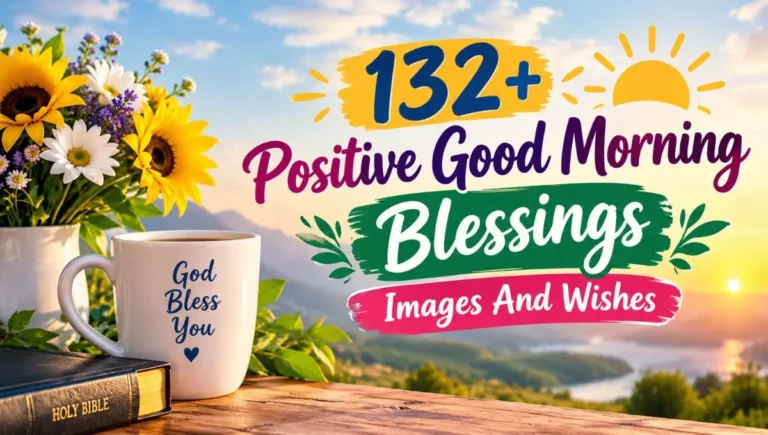 132+ Positive Good Morning Blessings Images And Wishes