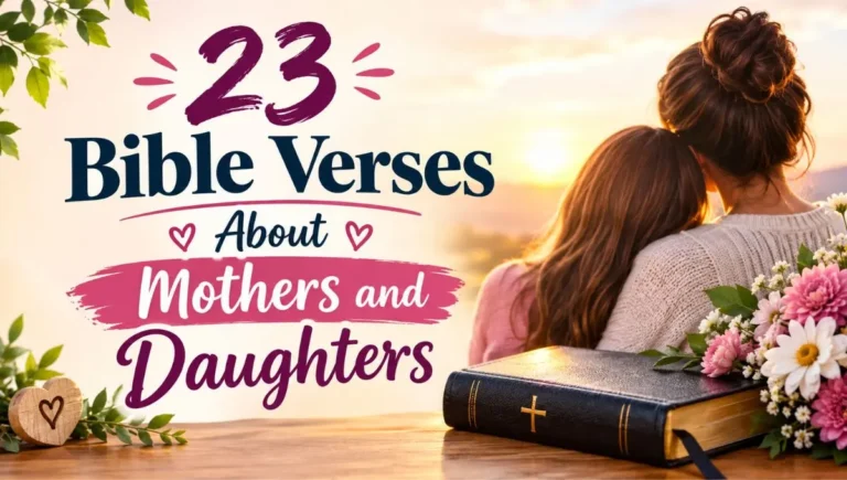 23 Bible Verses About Mothers and Daughters