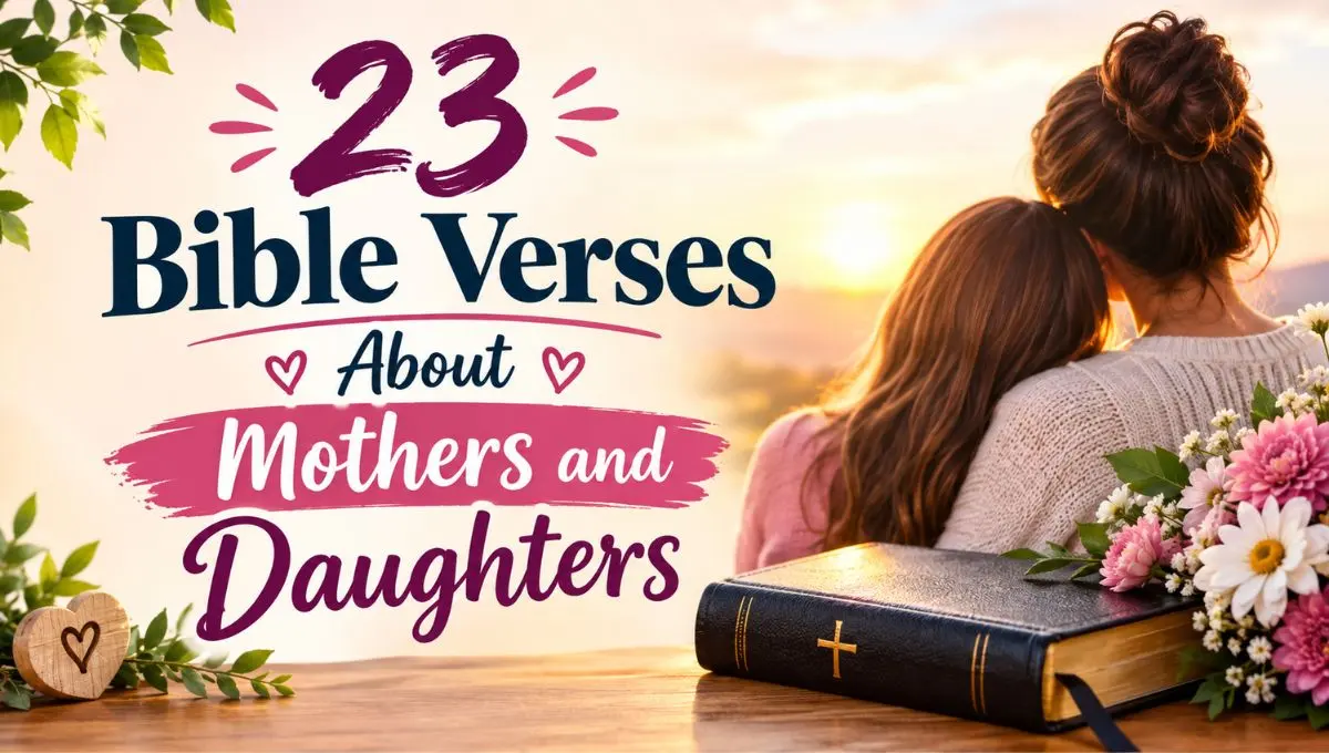 23 Bible Verses About Mothers and Daughters