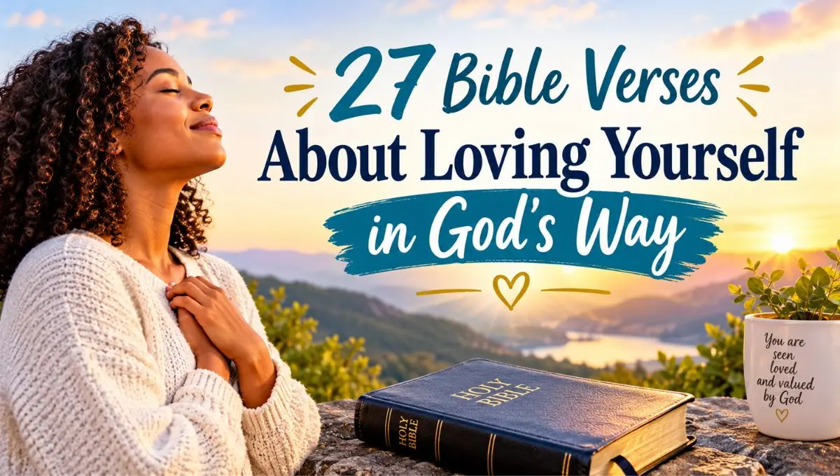 27 Bible Verses About Loving Yourself in God's Way