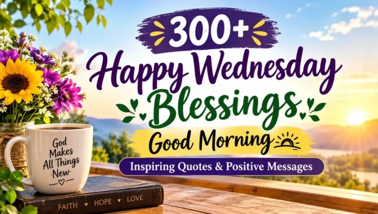 300+ Happy Wednesday Blessings Good Morning Inspiring Quotes & Positive Messages