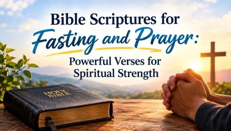 Bible Scriptures for Fasting and Prayer: Powerful Verses for Spiritual Strength