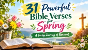 31 Powerful Bible Verses for Spring: A Daily Journey of Renewal