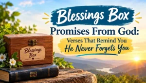 Blessings Box Promises From God: Verses That Remind You He Never Forgets You