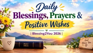 Daily Blessings, Prayers & Positive Wishes | Blessing2You 2026